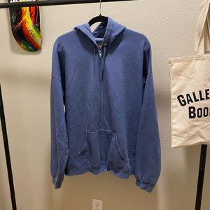 90’s Vintage Hanes Blank Zip Up Hoodie